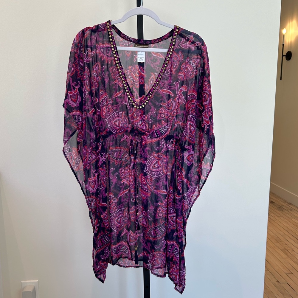 Must have Floral Tie V-Neck Swim Cover